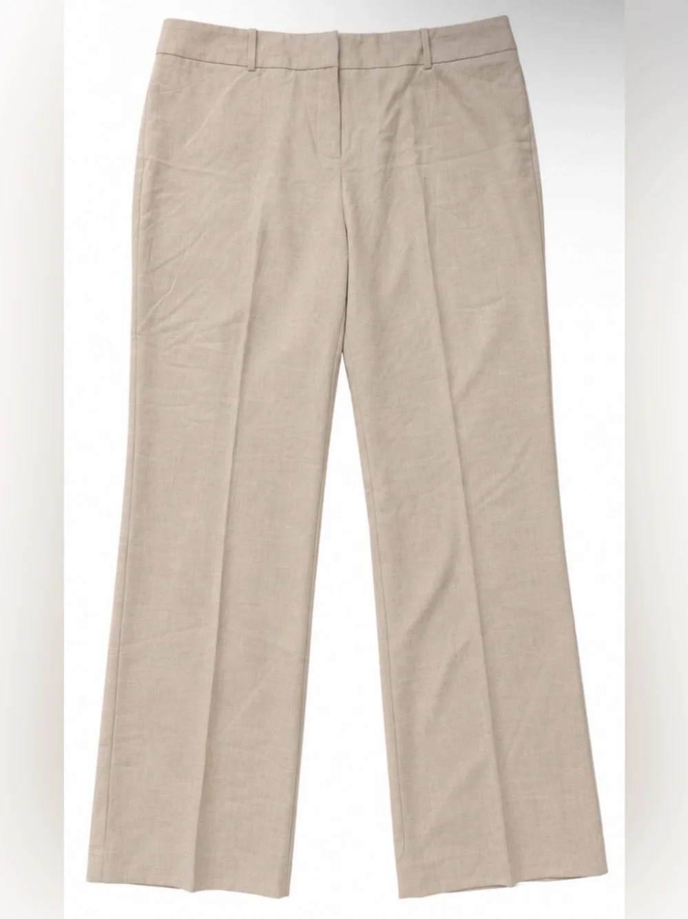 NWT Worthington Modern Fit Beige Dress Pants Size 14 Career Trousers - Picture 1 of 4